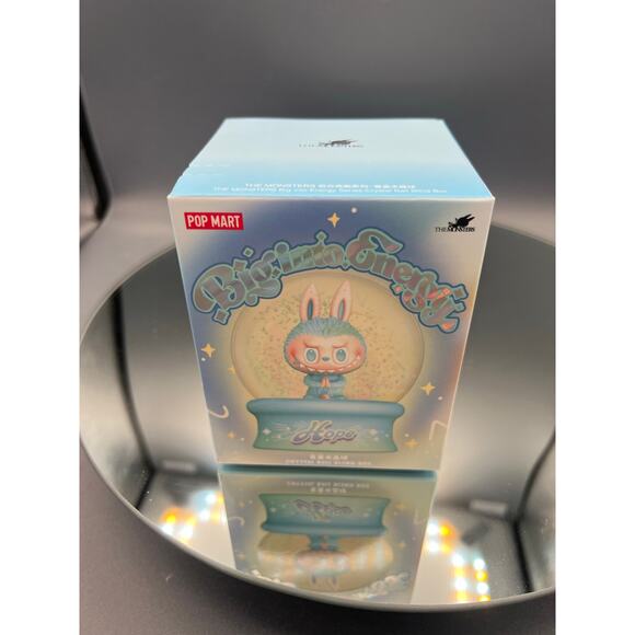 BIG INTO ENERGY Light Up Crystal Ball Snow Globe  Pop Mart CONFIRMED - Picture 2 of 2